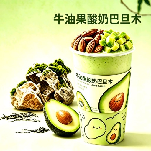 牛油果酸奶巴旦木